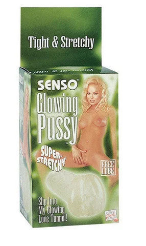 Hygienic male masturbator-Senso Glowing Pussy Masturbator