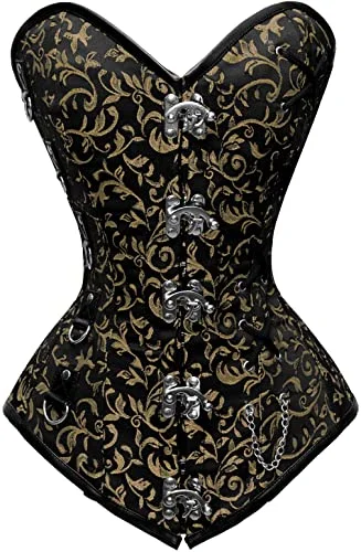 corset with floral lace-Aneta Custom Made Corset