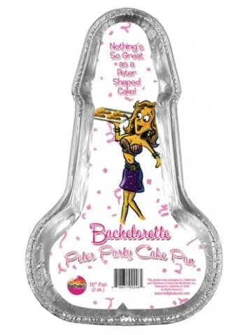 sex toy disinfectants-Bachelorette Medium Peter Party Cake Pan  - 10 Inch