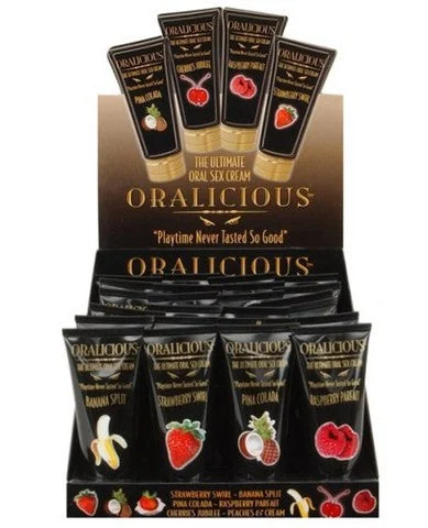 lubricant for fire pits-Oralicious: The Ultimate Oral Sex Cream, 2 oz. Tube - 24 Count Display