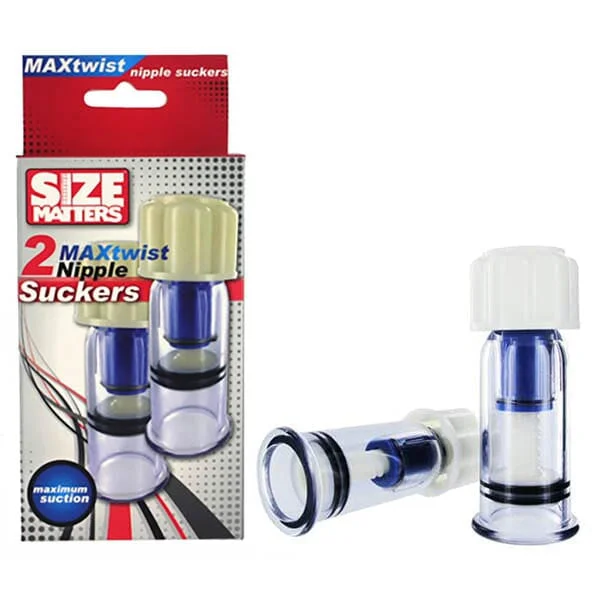 Comfortable masturbator fit-Size Matters Max-Twist Nipple Suckers