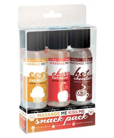 lubricant for theater props-Massage Me Kiss Me Snack Pack