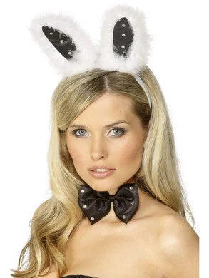 massage vibrator accessories-Bunny Set - Black and White