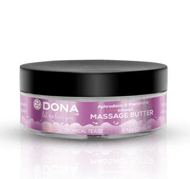 lubricant for camera lenses-Dona Massage Butter Sassy  Aroma - Tropical Tease - 4 oz.