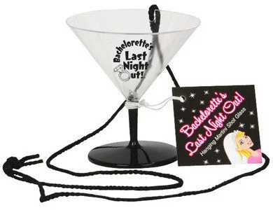 sex toy lube applicators-Bachelorette's Last Night Out Hanging Mini Martini Shot Glass