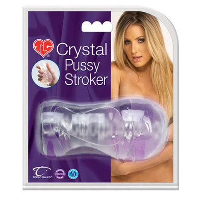 Advanced sleeve masturbator-Tlc Cyberskin Crystal Pussy  Stroker - Clear  Ts1487946