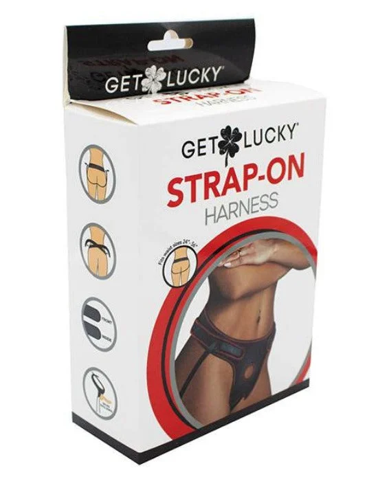 personal massage accessories-Get Lucky ''Strap On'' Harness -Black