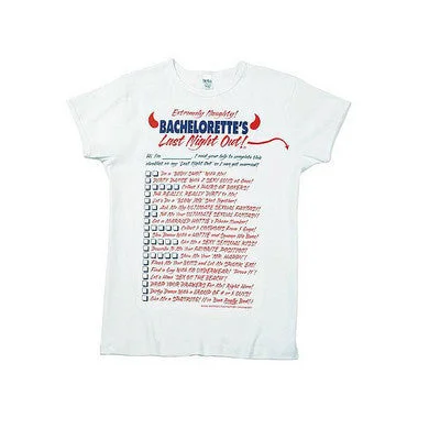 love ring accessories-Extremely Naughty Bachelorette Last Night T-shirt