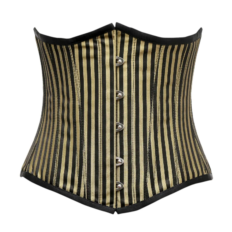 corset with ruffle details-Delort Custom Made Corset