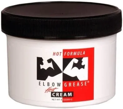 erotic lingerie accessories-Elbow Grease ''Hot'' Cream 9oz