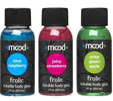 lubricant for hunting rifles-Mood Frolic Lickable Body  Glides - 3 Pack