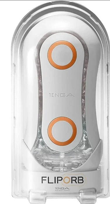 vibrating egg massager accessories-TENGA Flip Orb ''Orange Crash'' Stroker