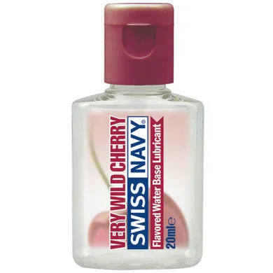 lubricant for leather tools-Swiss Navy Wild Cherry  Water-based Lubricant - 20ml