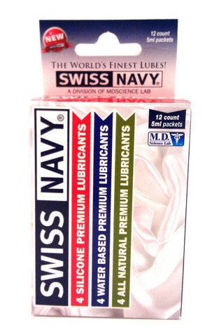 lubricant for dehumidifiers-Swiss Navy Variety - 5ml  Sachets -  12 Count Box