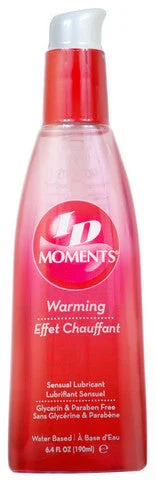 lubricant for flashlight switches-I-D Moments Warming Pump Bottle - 6.4 oz.