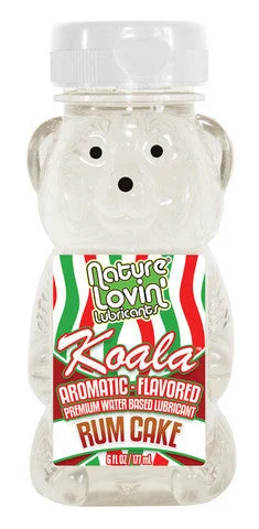 lubricant for computer fans-Koala Rum Cake Flavored Lubricant - 6 oz.