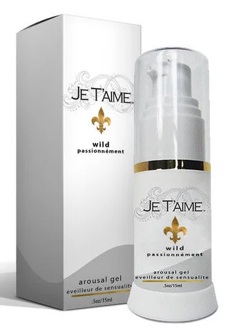 lubricant for greenhouse fans-Je Taime Wild Arousal Gel - .5 oz.