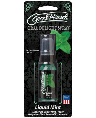 lubricant for pocket knives-Goodhead Oral Delight Spray Liquid Mint - 1 oz.