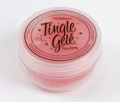 eco-friendly lubricant for sustainability-Tingle Gele 4 oz. - Strawberry