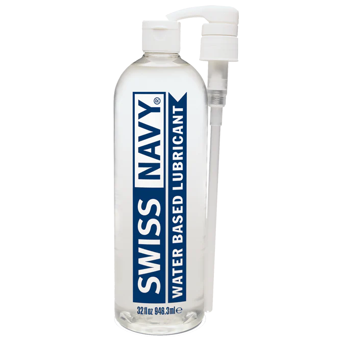 BDSM harness set accessories-Swiss Navy Water Based Lube 32oz