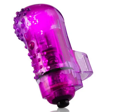 BDSM play cuffs accessories-The FingO Glow Nubby - Purple