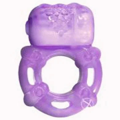 orgasmic gel accessories-Super Stud Orgasmix Ring - Purple