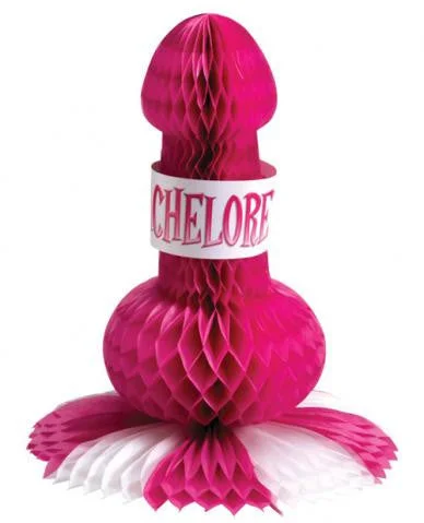 vibrating dildo accessories-Giant Penis Honeycomb  Centerpiece