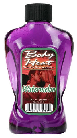 lubricant for air hockey tables-Body Heat Warming Massage Lotion Watermelon - 8 oz.