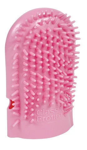 lubricant for video equipment-Scentual Massage Deluxe Pleasure Massage Mitt - Pink