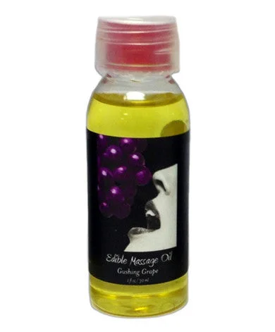 lubricant for conveyor belts-Grape Edible Massage Oil - 1 oz.