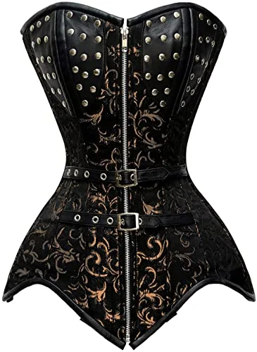 corset with sheer sleeves-Laronde Custom Made Corset