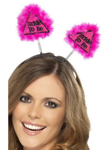 body-safe sex toy accessories-Bride to Be Warning Boppers -  Pink