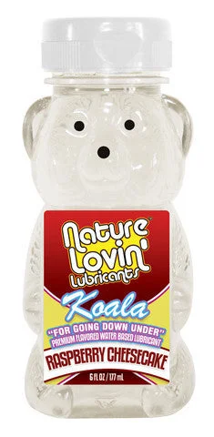 lubricant for DJ equipment-Koala Raspberry Cheesecake Flavored Lubricant - 6 oz.