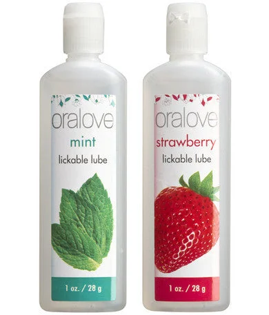 lubricant for exercise bikes-Oralove Dynamic Duo - Strawberry And Mint