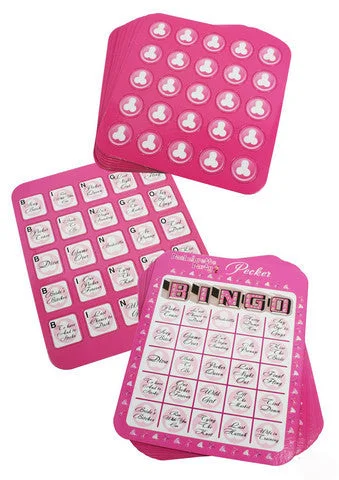 rechargeable vibrator accessories-Bachelorette Party Pecker Bingo