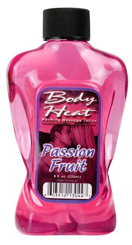 lubricant for foosball tables-Body Heat Warming Massage Lotion Passion Fruit - 8 oz.