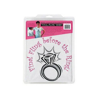 BDSM play accessories-Final Fling Before The Ring T-Shirt