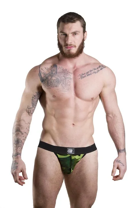 pleasure toy storage box accessories-GBGB (XL) Green Camo ''Robin'' Jock