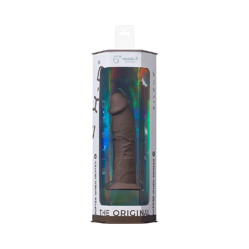 Portable electric masturbator-SILEX-D The Original Model 2 Dildo 6 in. Chocolate