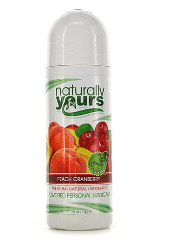 lubricant for vending machines-Naturally Yours Peach Cranberry - 4 oz.