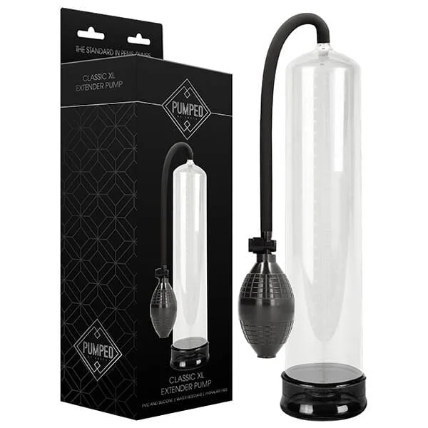 Rechargeable masturbator tool-Pumped Classic XL Extender Pump