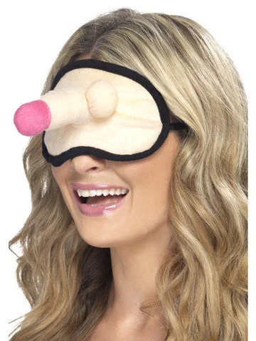 rechargeable butt plug accessories-Hen Night Plush Willy Eyemask