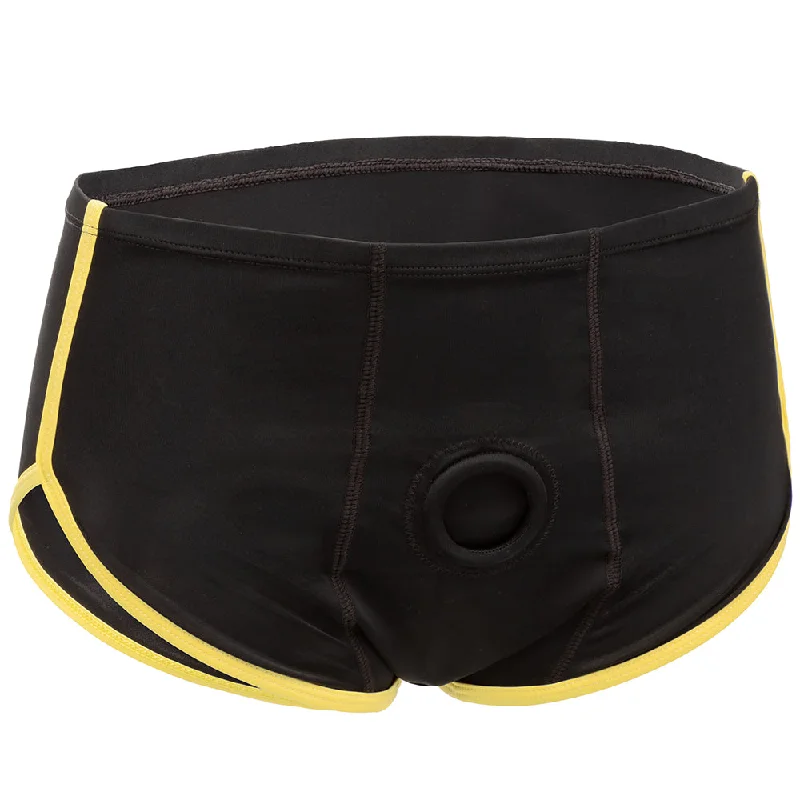 water-based lube accessories-Boundless Black & Yellow Brief /XL