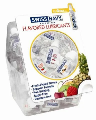 lubricant for pellet stoves-Swiss Navy Flavored Mini Fishbowl 100- 20ml Bottles