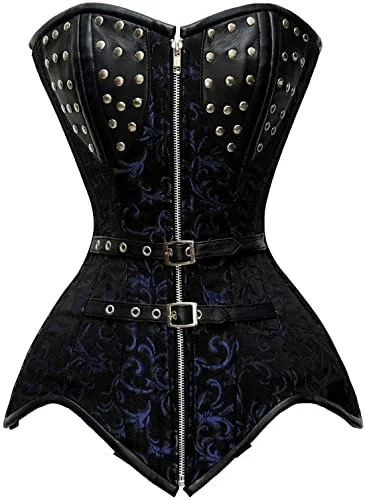 corset with deep V-neck-Visser Custom Made Corset