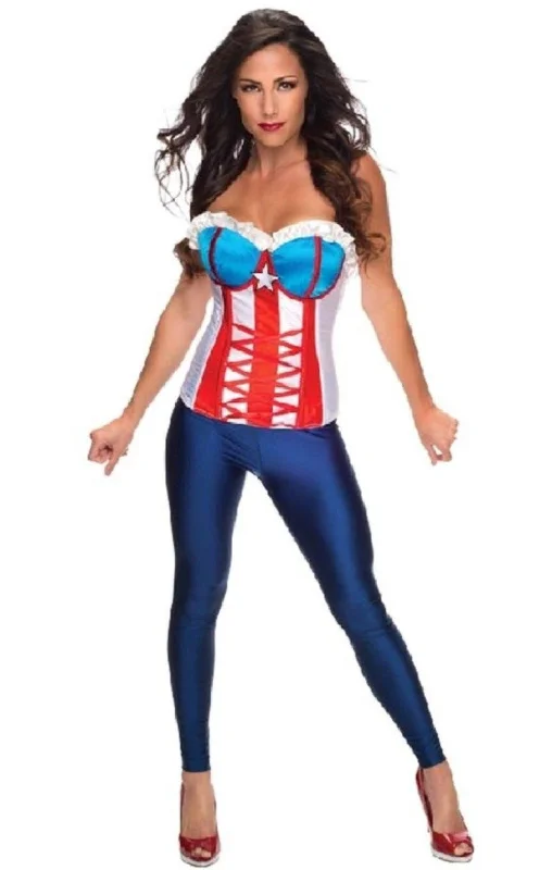 corset for belly control-Captain America Corset