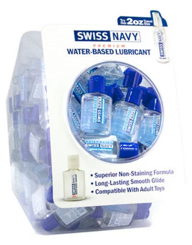 lubricant for air conditioners-Swiss Navy 100 Count Water Based Fishbowl