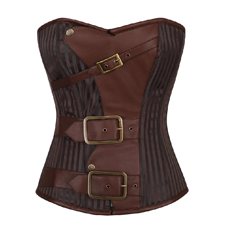 corset with floral stitching-Shivley Custom Made Corset