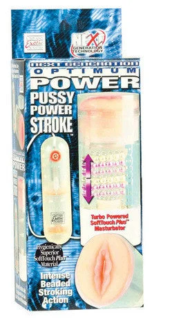 Electric male masturbator-Deluxe Optimum Power Pussy Power Stroker