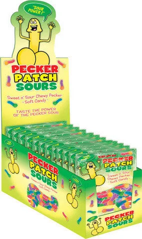 sex toy organizers-Pecker Patch Sours  - 12 Piece Counter Display